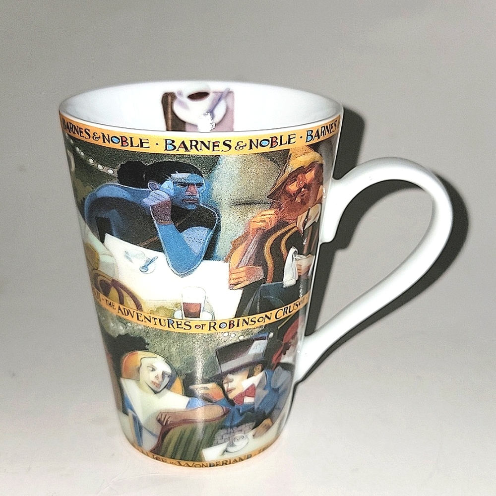 BARNES & NOBLE CLASSIC BOOKS UNFORGETTABLE CHARACTERS COFFEE MUG